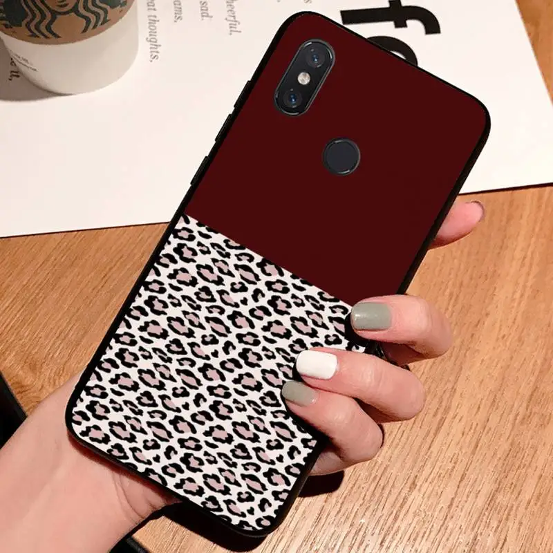 

Leopard print fashion pattern Phone Case For Xiaomi Redmi note 7 8 9 t k30 max3 9 s 10 pro lite high quality Anti-fall capa