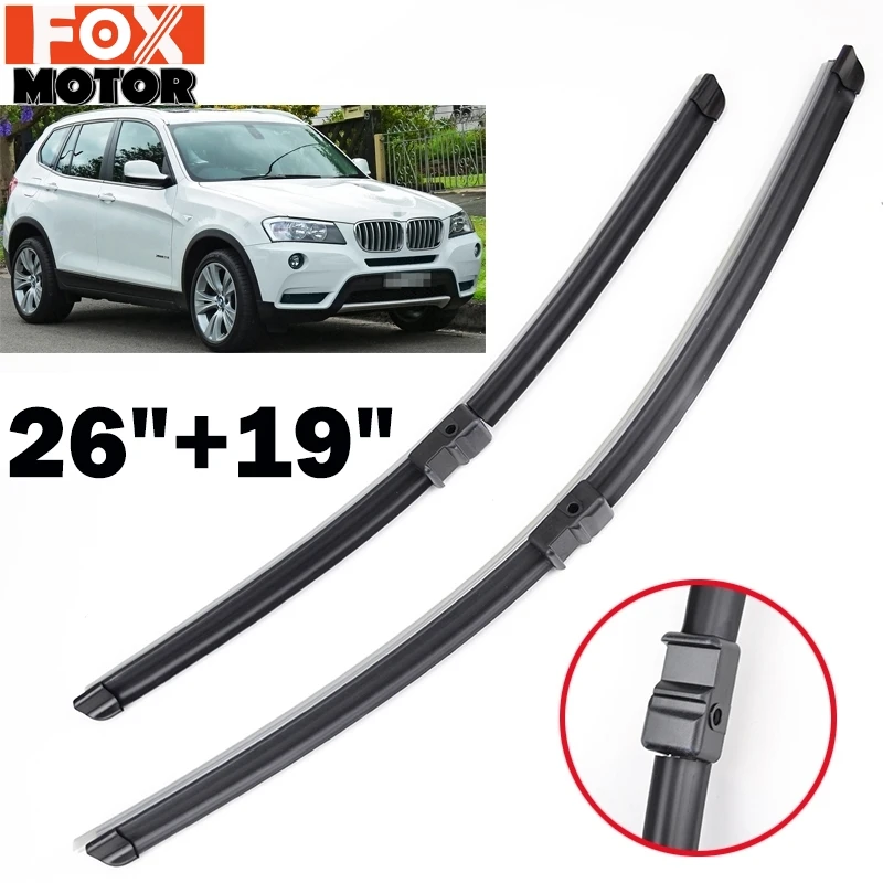Misima 26 &quot+ 20&quot для BMW X3 F25 2010 2011 2012 2013 2014 2015 2016 лобового стекла стеклоочиститель X4 F26