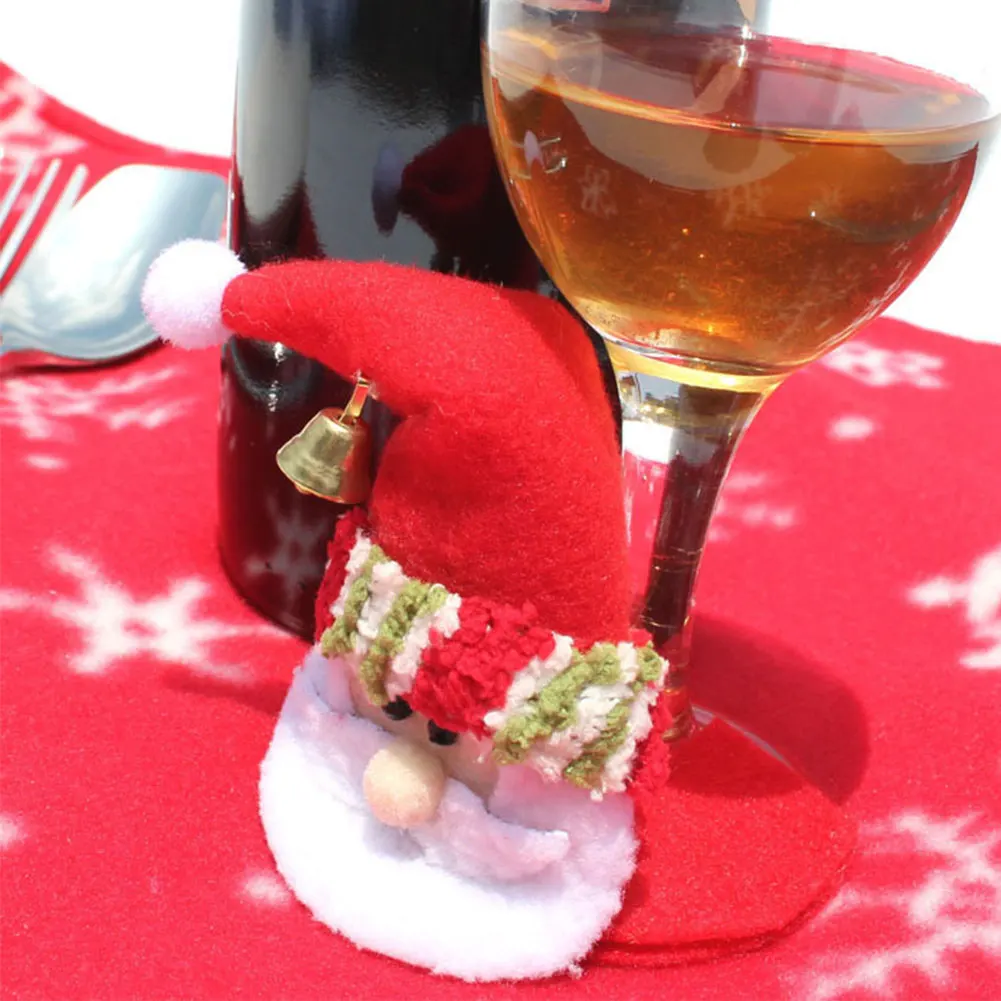 Красный Санта Клаус подстаканник Рождество Xmas подставки * рождественские товары