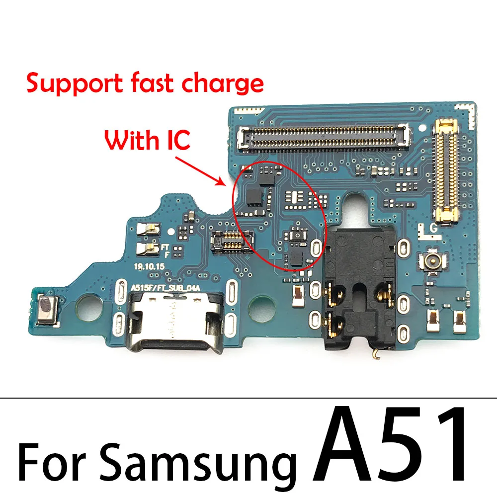USB Charger Port Connector Board Flex Cable For Samsung A80 A70 A60 A50 A40 A30 A20 A10 A202F A7 A9 2018 A750 A920 A10s A20s | Мобильные
