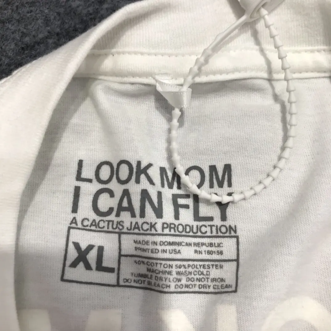

2020 New Arrivals Travis Scott Look Mom I Can Fly MIniBike Tee Men Women Couples Oversized T Shirt HipHop Cotton T-Shirt Men