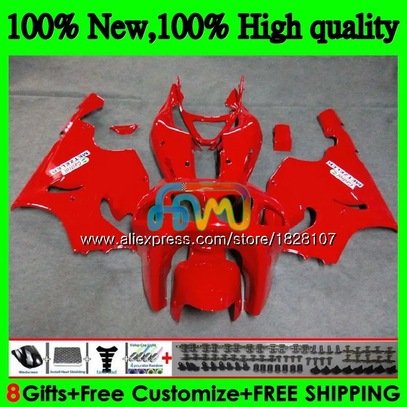 Боди для KAWASAKI ZX 7R ZX-750 ZX7R 96 00 01 горячий запас красный 02 03 5BS.44 750 7 R ZX-7R ZX750 1996 2000 2001 2002