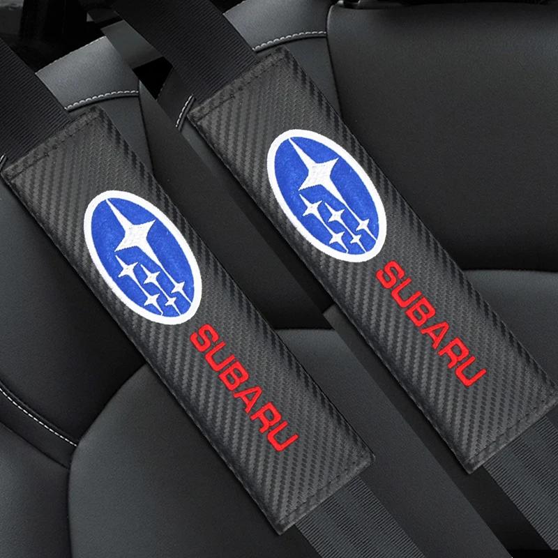 2 шт. защитный чехол для ремня безопасности автомобиля подходит Subaru Impreza Forester Tribeca