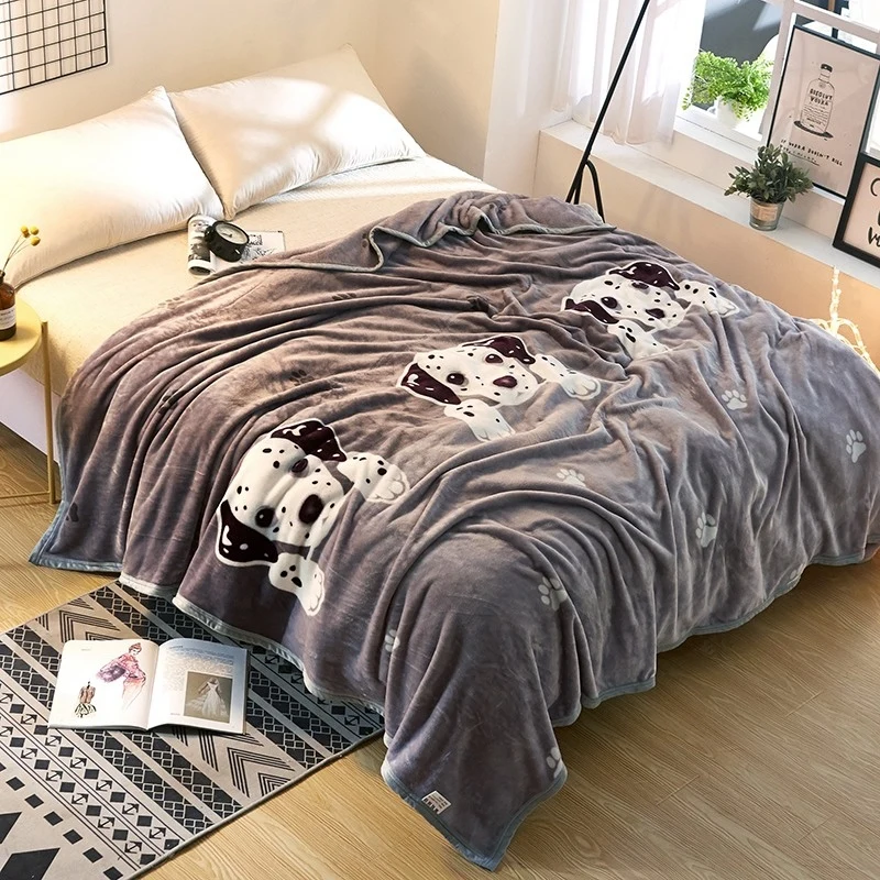 

Yaapeet Cartoon Printed Air Conditioning Blanket High Quality Snowflake Pattern Bed Spread Colorful Stripe Bed Weighted Blanket