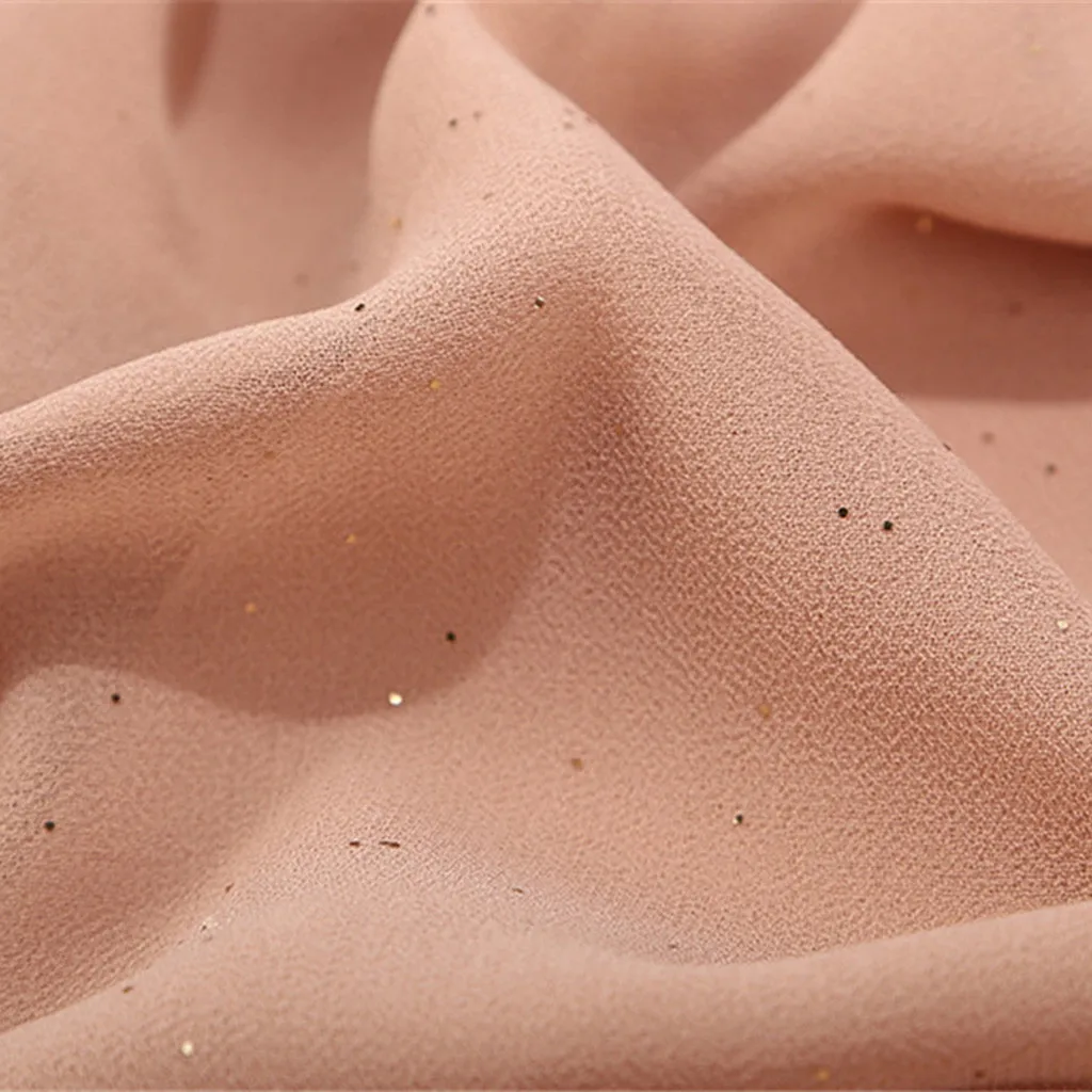 

Women Plain Bubble Chiffon Scarf Hijab Wrap Solid Color Shawls Headband Muslim Scarves Women Foulard Femme Accesorios Mujer 2019