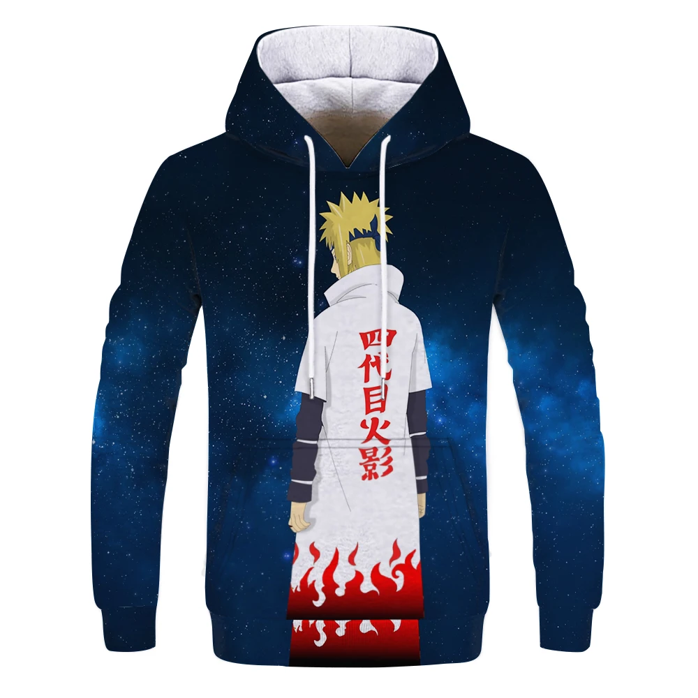 

3D printing men and women all-match outdoor casual anime characters loose and comfortable autumn and winter hoodies trend