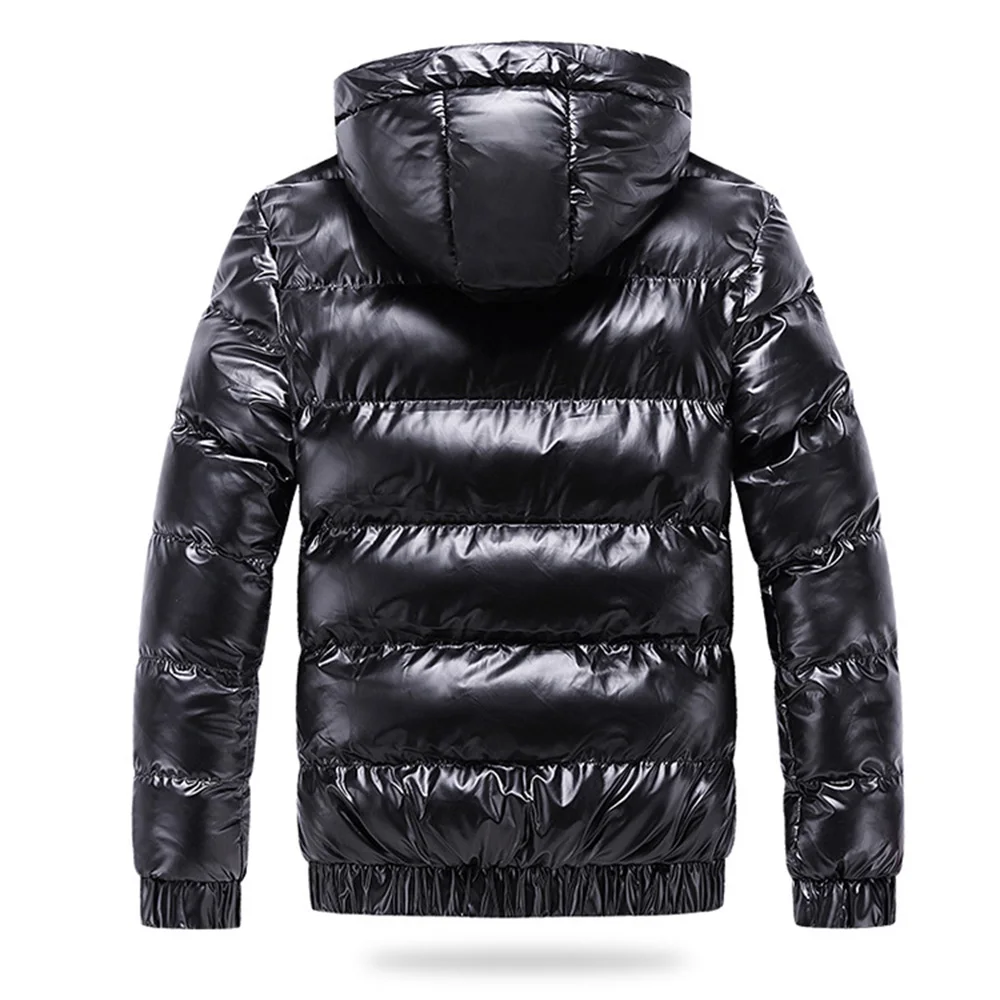 Autumn Winter Men's Jackets Fashion Men Cotton Padded Warm Parkas Down Hoodies Coats Casual Outwear Thermal Jackets Men Clothing