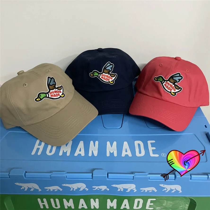 

Бейсболка ручной работы 2021 Мужская Женская Мужская Высококачественная вышитая Летающая утка головные уборы ручной работы регулируемая Же...