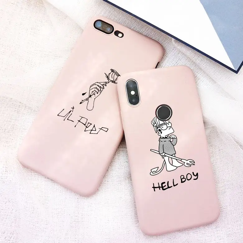 Hellboy Lil Peep Life Beautiful Cry Soft Pastel Pink Phone Case For HUAWEI Mate 10 20 30 P10 P20 P30 Lite Plus Pro Funda Cover | Мобильные