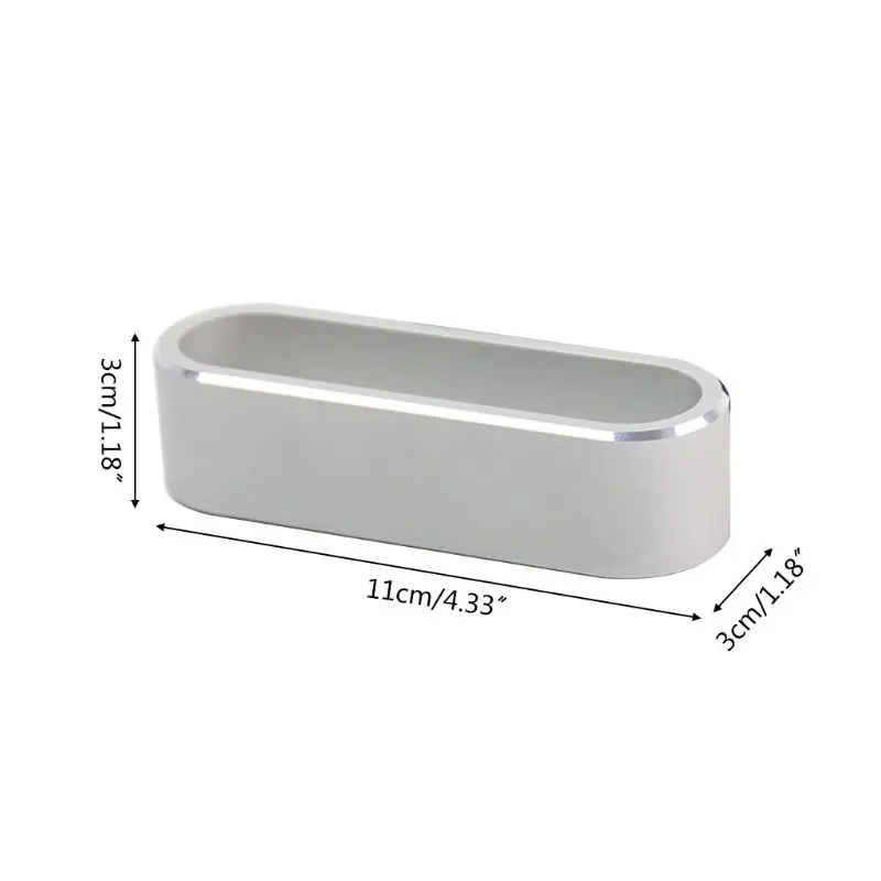 

Metal Business Name Card Holder Aluminum Display Stand Rack Desktop Organizer qyh