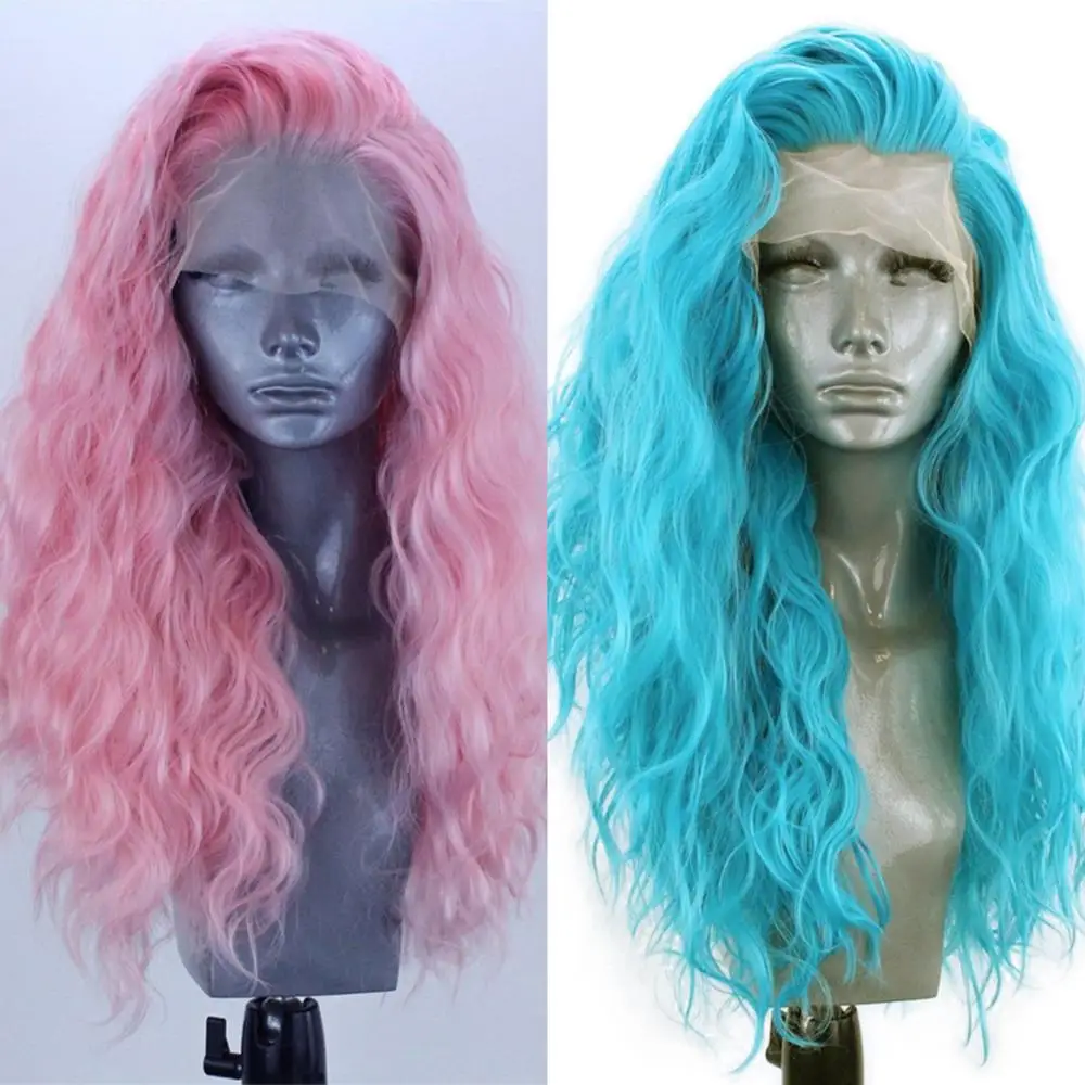 BETTYLOVE длинные прямые волосы из волокна кружевные парики для женщин Красный