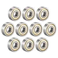 10 pieces 608 623 624 625 626 685 zz double shielded miniature high carbon steel single row deep groove ball bearing 8x22x7 mm