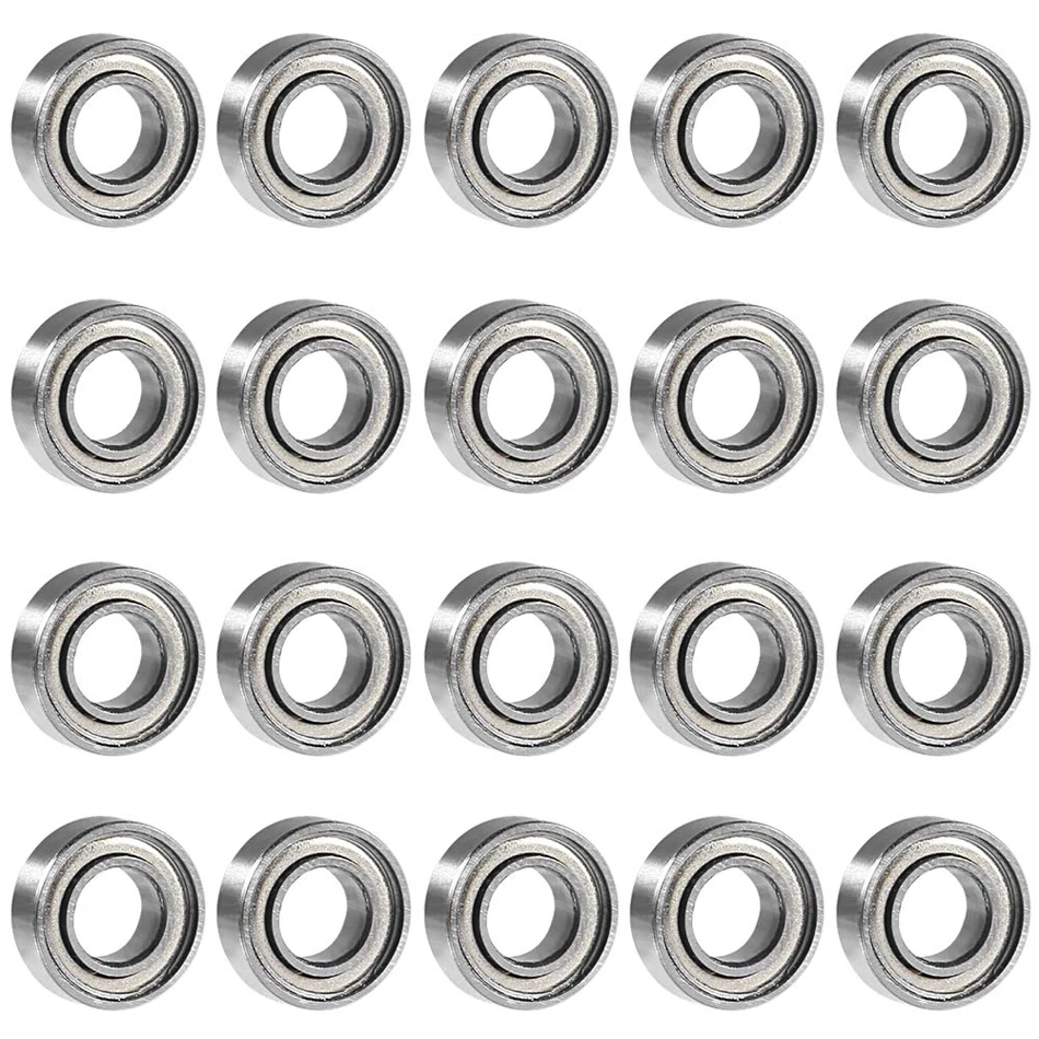 

Шариковый подшипник 688ZZ, двухсторонний подшипник с глубоким желобом из углеродистой стали 688-2Z 2080088, 20 шт., 8 мм x 16 мм x 5 мм