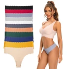 2 шт.лот женские трусики, бесшовное сексуальное нижнее белье, однотонные стринги, трусики, нижнее белье, трусики-танга, трусики, нижнее белье