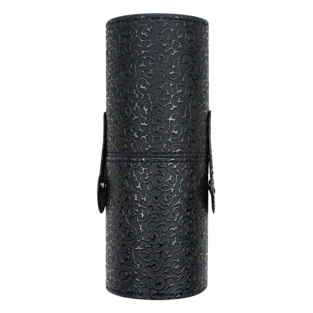 1Pcs Makeup brush Holder Fashion PU Convenient Portable Leather Cosmetic Brush Cup Pen Container Case Tube Storage Box#YL5