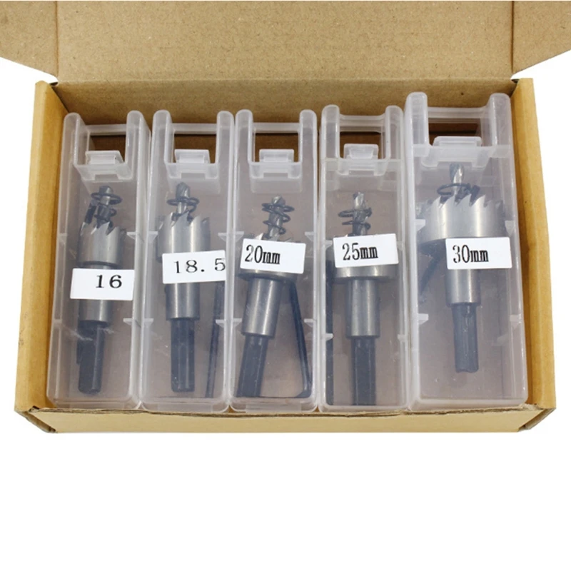 

Iron Sheet Reaming Drill Stainless Steel Hole Opener Set Multi Drilling Holes Boring Hole Size Saw Cutter Drill Bit Hand