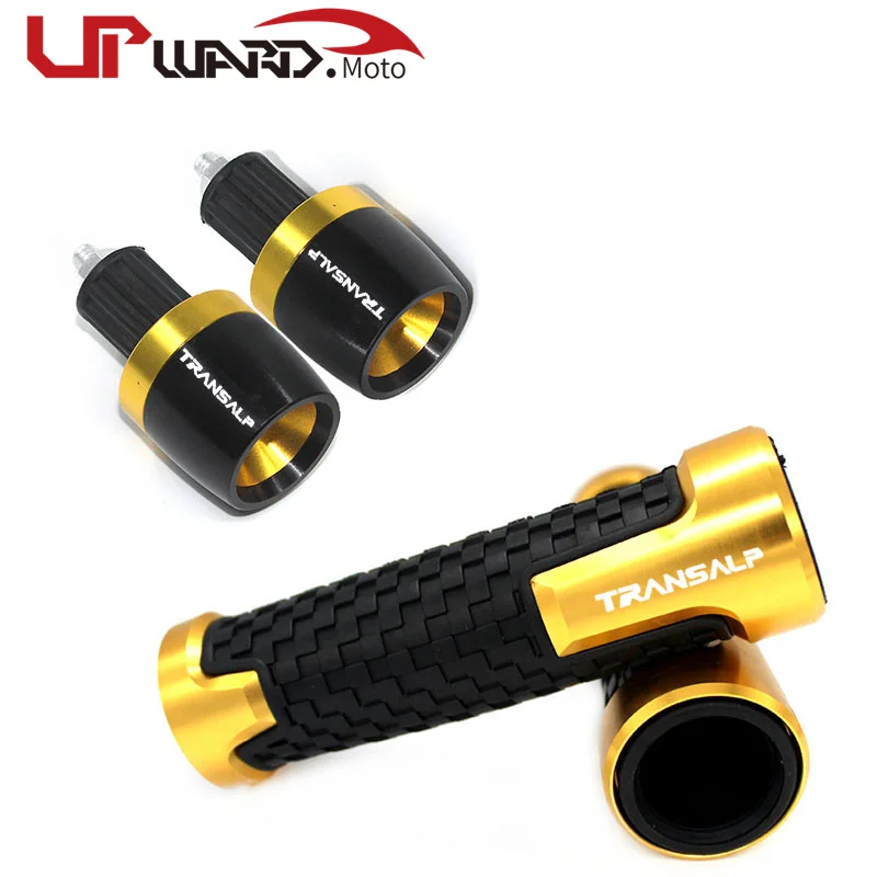 For Honda TRANSALP 600 XL700V 700 XL 650 VY/V1-V7 Transalp 7/8'' 22mm Motorcycle handlebar grips ends rubber handle bar grip end |
