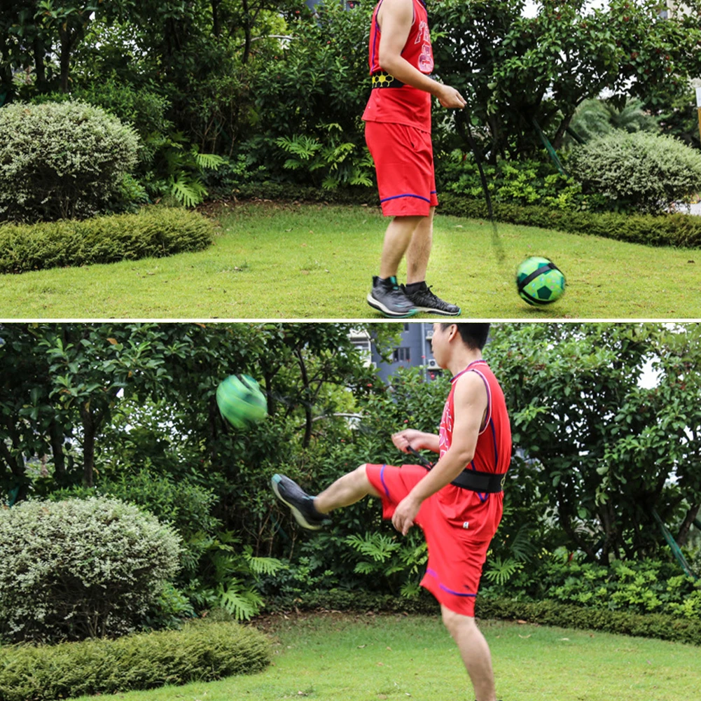 Футбольный тренировочный Эластичный банджи улучшение навыков регулируемый пояс