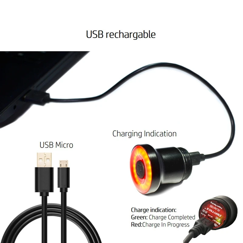 

Smart Skateboard Lights High Visibility Tail-Light Skateboard Front Rear Light for Skateboard Longboards