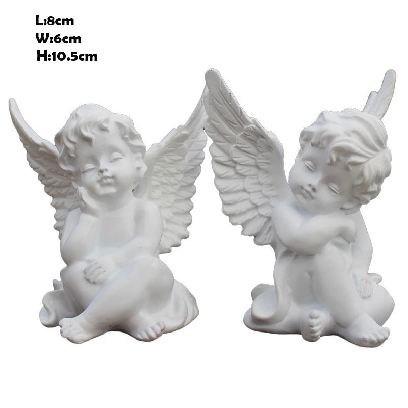 Европейский смолы белого золота милый Амур Ангел украшения дома гостиной