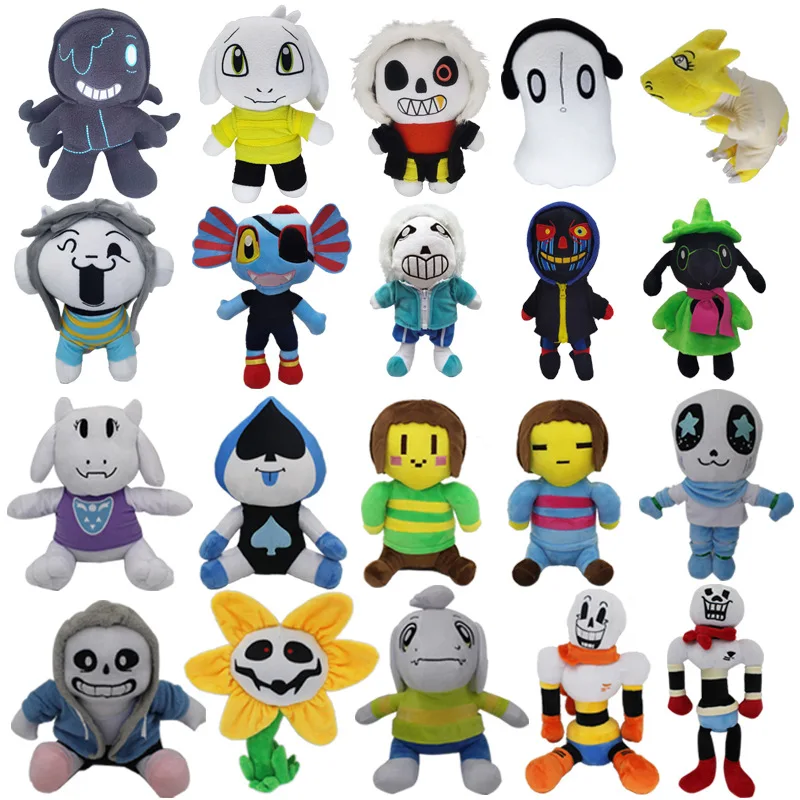 

14 Stijlen Undertale Knuffel 25-36Cm Undertale Sans Papyrusootopusmuziek Children Toys Knuffels Pop Voor Kinderen Kids Gift