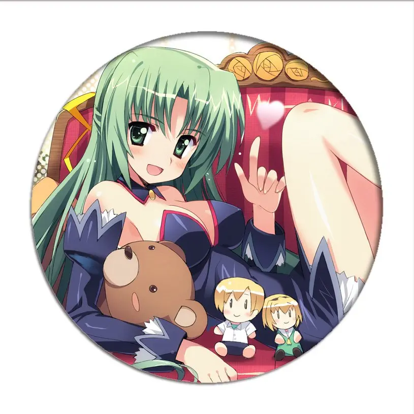 Брошь Higurashi no Naku Koro ni Значки для косплея Shion Sonozaki значок Рика фурудэ коллекционные