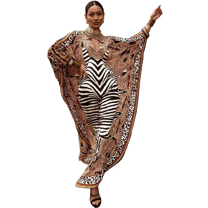 African Dresses for Women Dashiki Print Clothes Bazin Broder Riche Robe Africaine Femme Wide Evening Long Muslim Dress | Тематическая