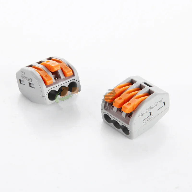 10 шт.! Соединители и клеммы для проводов с 3 отверстиями сплав + огнезащитный