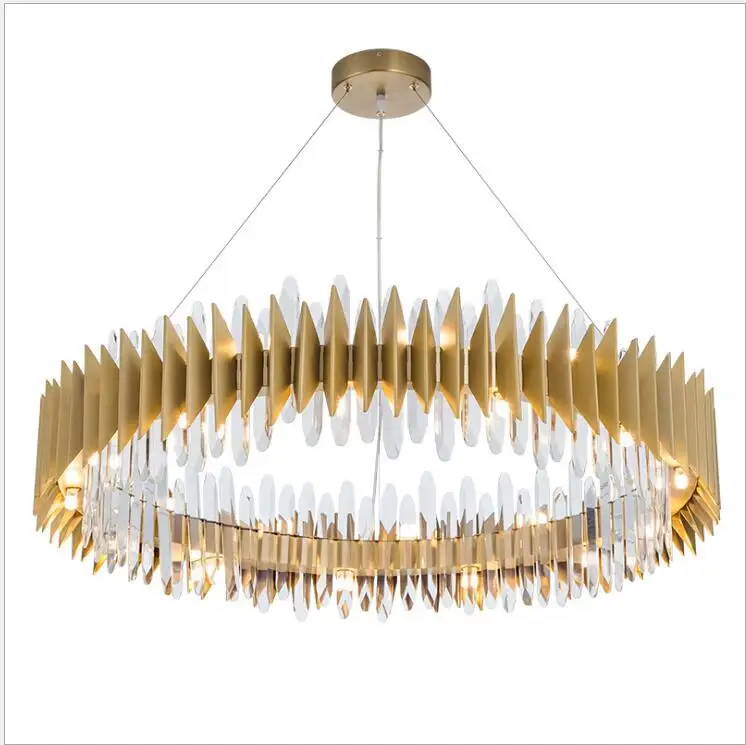 Пост современная роскошная хрустальная люстра креативная индивидуальность бар