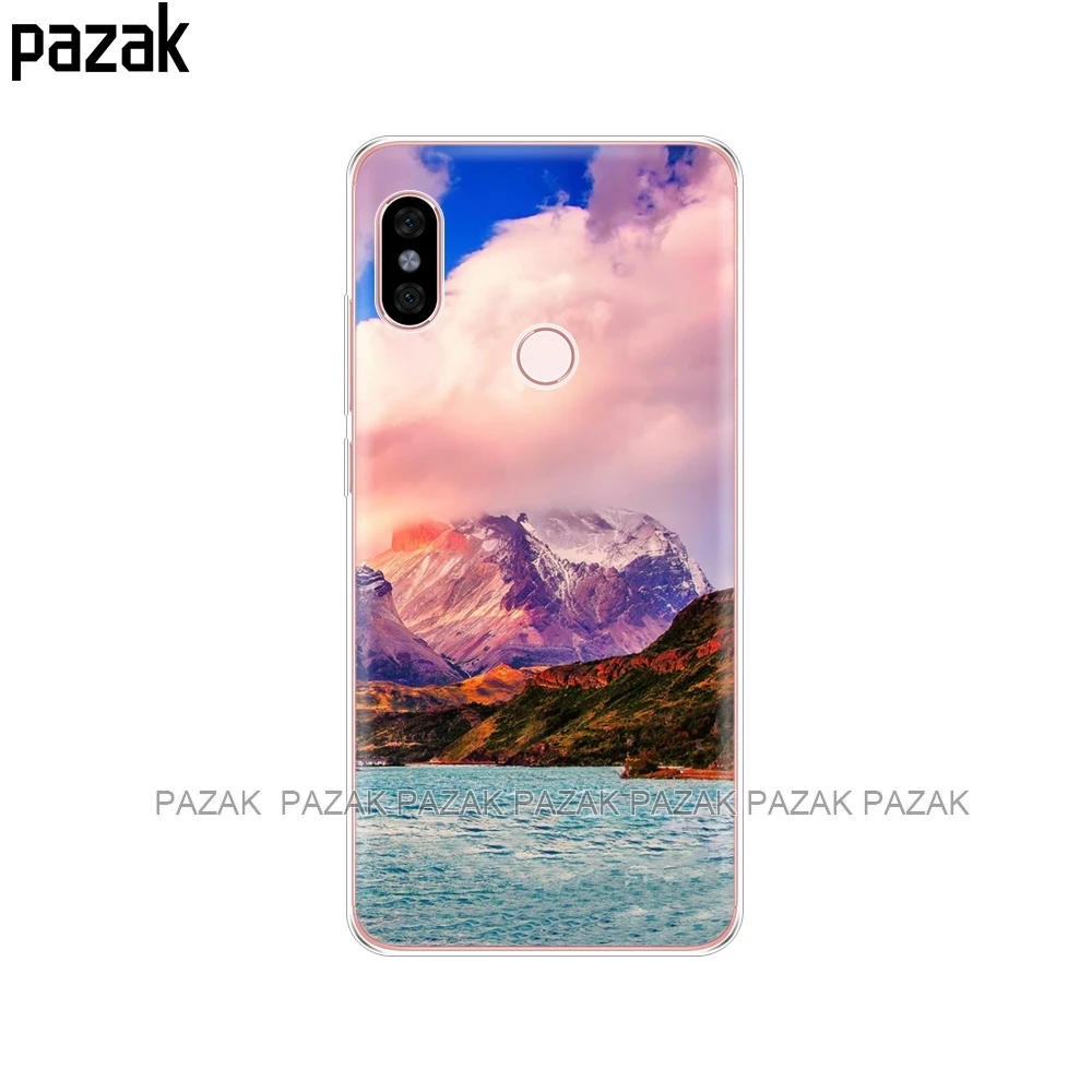 Силиконовый чехол для Xiaomi Redmi Note 6 Pro 26 дюйма мягкая задняя крышка из ТПУ Чехлы