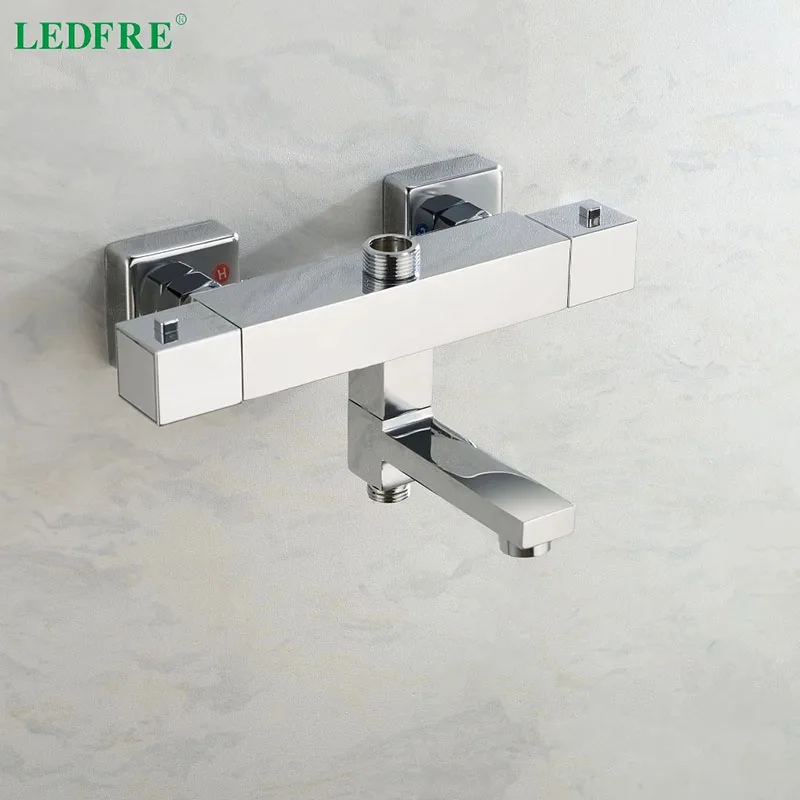 LEDFRE Термостатические Смесители для ванной комнаты ванны душа с ЖК-экраном