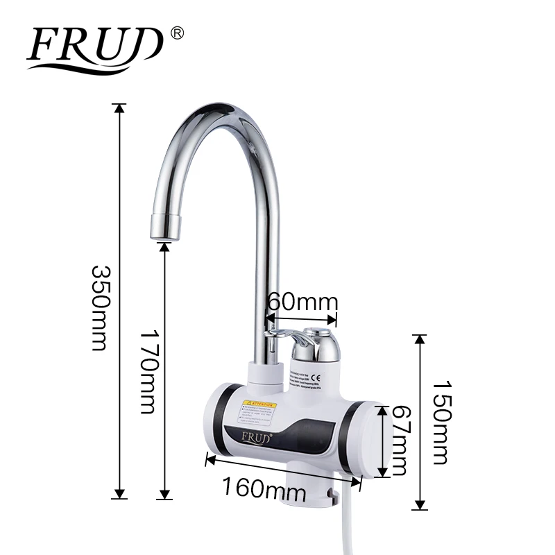 Кухонный Смеситель FRUD водонагреватель без резервуара светодиодный|Смесители