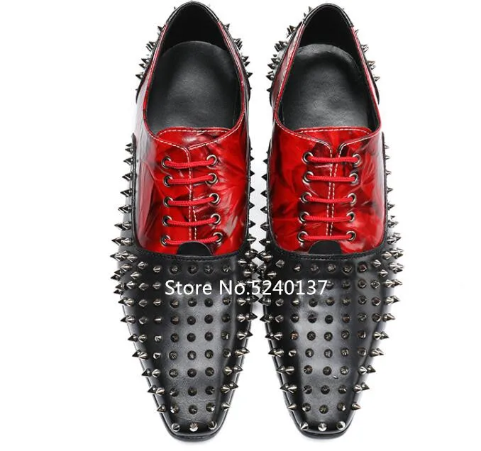 Туфли мужские классические натуральная кожа заостренный носок заклепки плоская