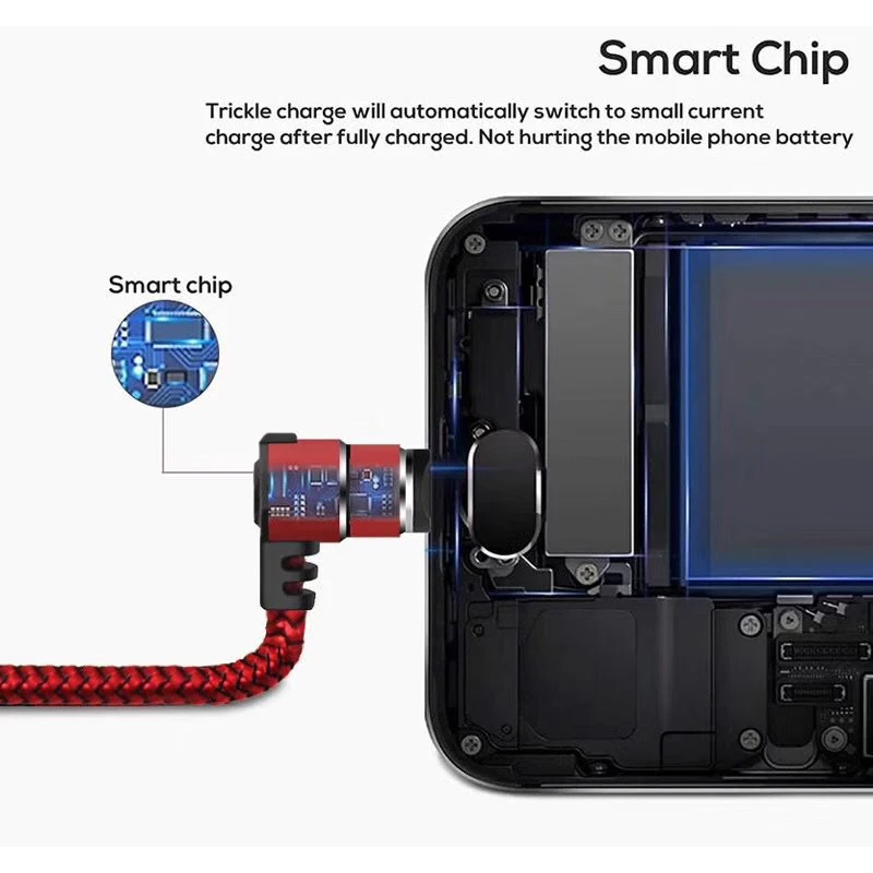 Robotsky Micro usb type C кабель 90 градусов быстрая зарядка магнит зарядное устройство кабели для Samsung huawei для мобильного телефона Магнитный зарядка