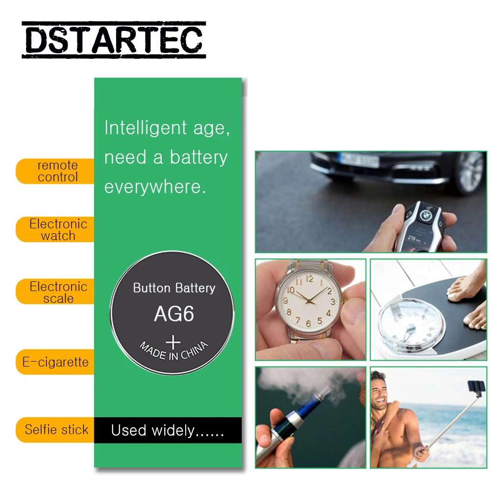 10 шт. 30 мАч 1 55 в AG6 371 SR920SW LR920 SR927 171 370 L921 LR69 SR920 кнопочные батареи для часов игрушек