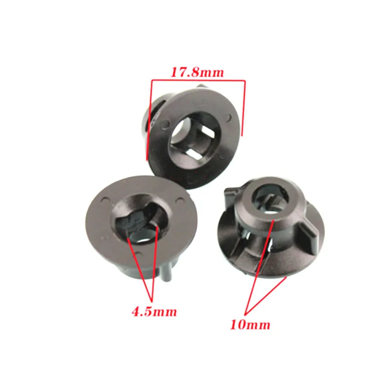 50PCS Automotive fender plastic fastener clips for Toyota Crown Corolla Reiz Prado Highlander rear wheel leaf nut snaps | Автомобили и