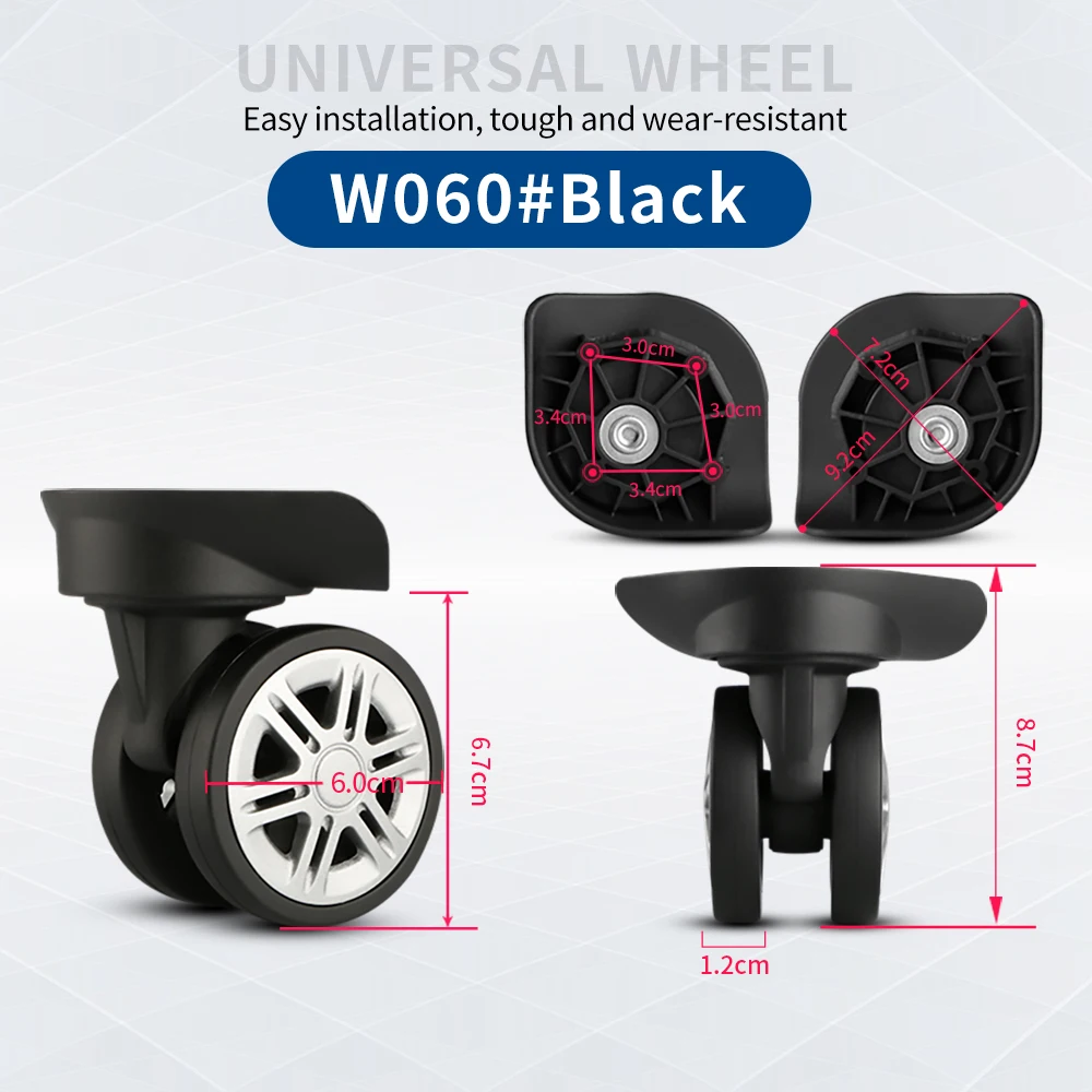 TANGYIPIN W060 Luggage wheel suitcase trolley case universal repair casters accessories original high-quality durable wheels