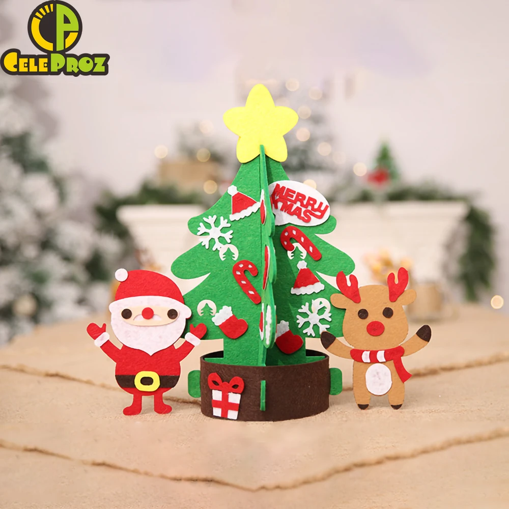 1 шт. нетканый материал рождественские украшения для рождественской елки олень