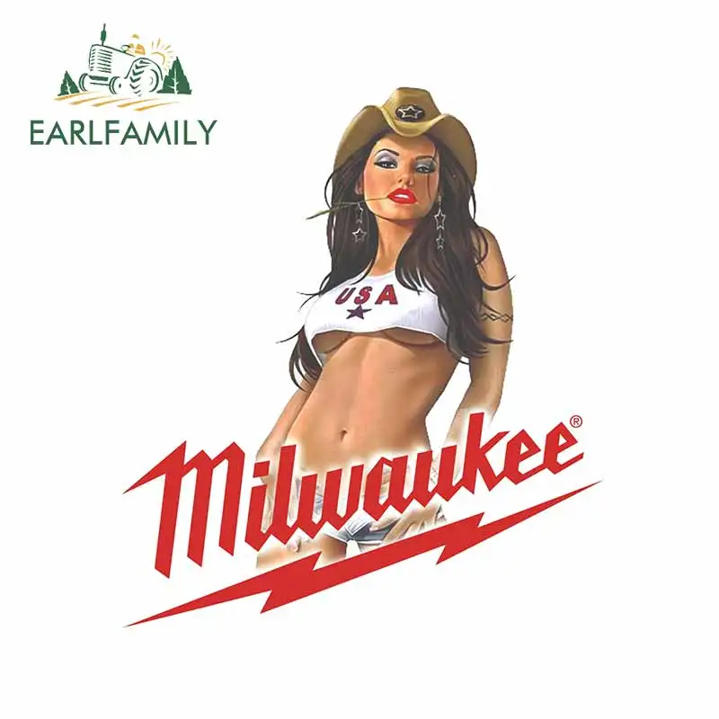 EARLFAMILY 13 см для Milwaukee автомобильные наклейки красивые виниловые