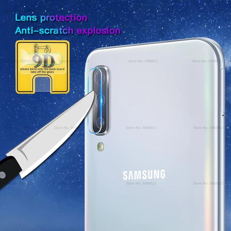 Пленка для samsung Galaxy S10 Plus S10e A70 A50 A30 A20 9D Защитная пленка объектива камеры на A 50 70 30