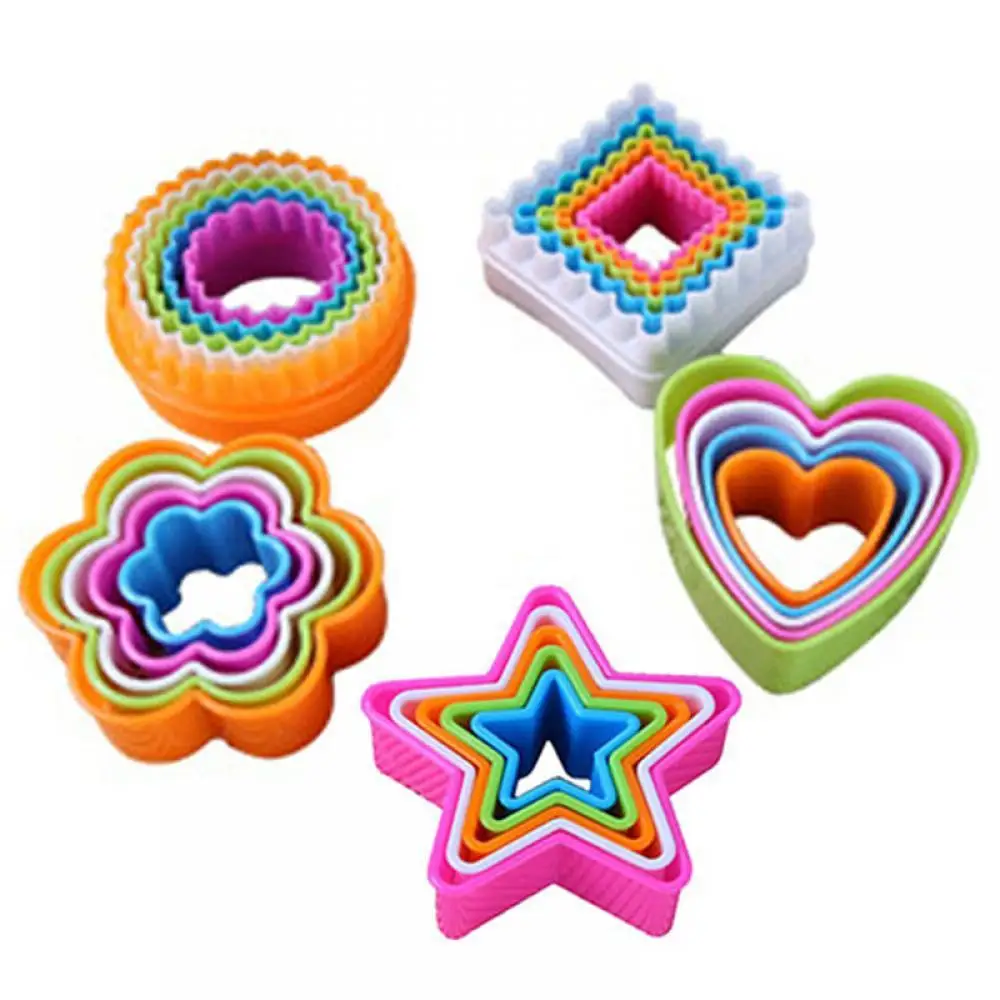 

60% Hot Sale 5Pcs Fondant Cake Cookie Sugarcrafts Cutters Decorating Molds Tool Set Kitchen Supplies
