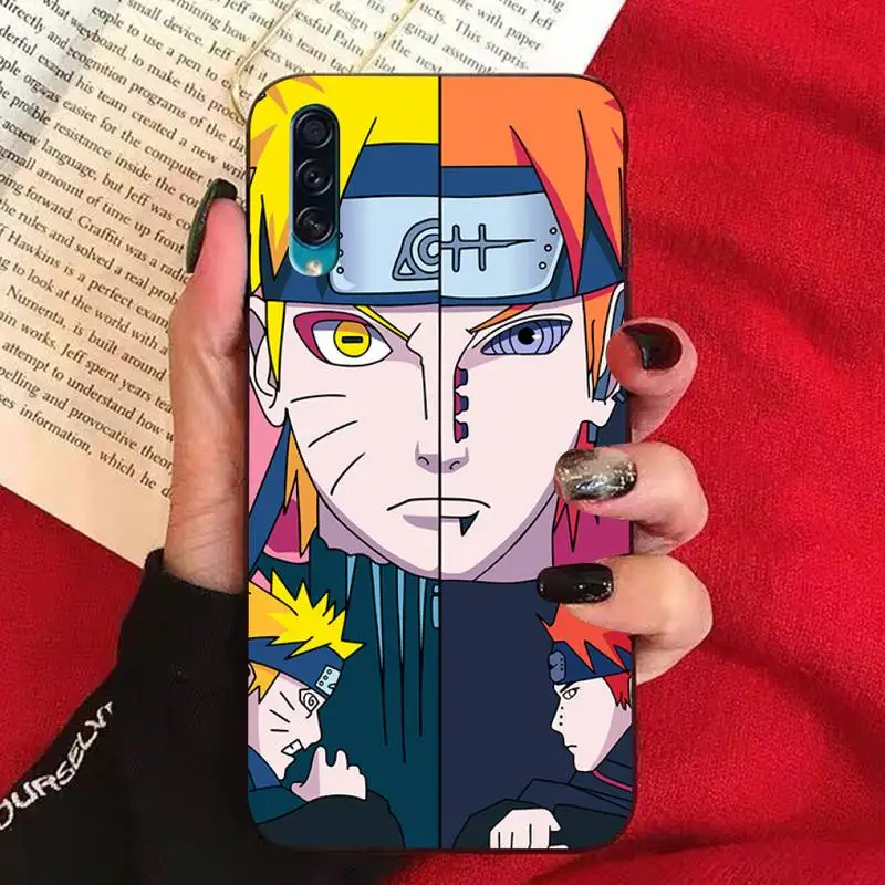 

FHNBLJ Naruto Kakashi Phone Case for Samsung A30s 51 71 10 70 20 40 20s 31 10s A7 A8 2018