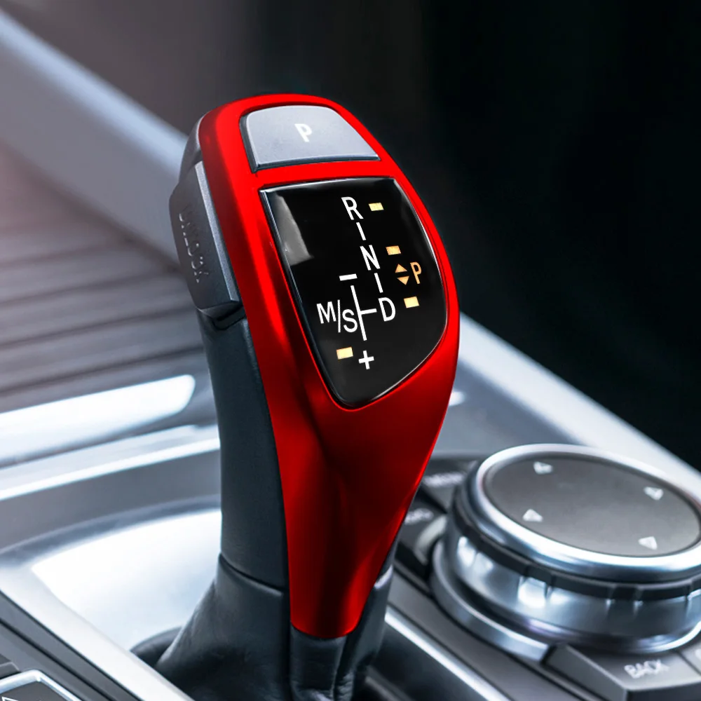 

Car Shift Knob Panel M Performance Sticker Gear Button Cover Emblem