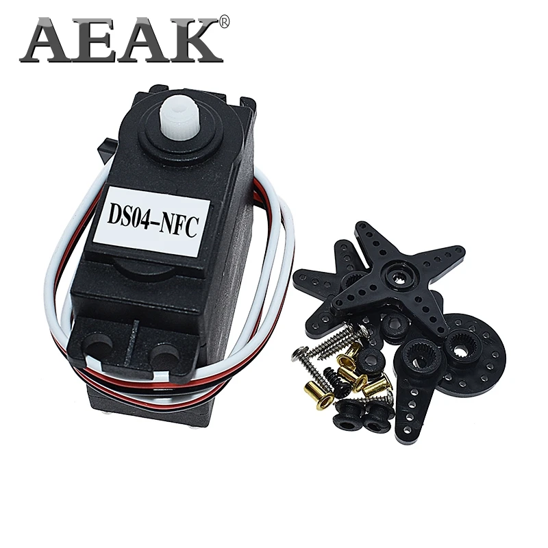 AEAK DS04 NFC servo 360 градусов непрерывного вращения сервоприводы постоянного тока