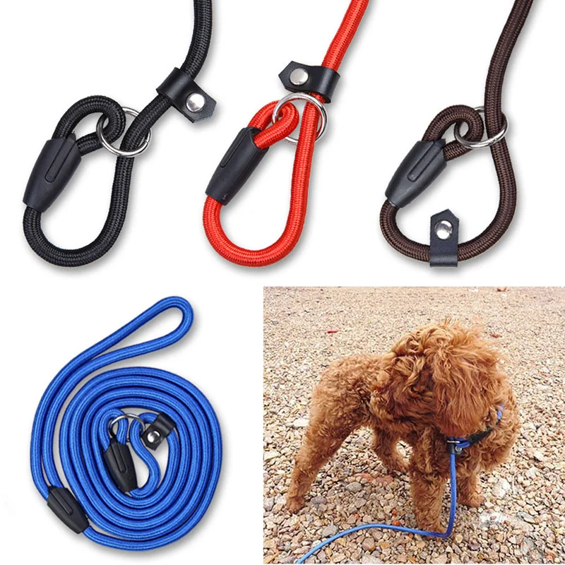 

High Quality Pet Dog Leash Rope Nylon Adjustable Training Lead Pet Dog Leash Dog Strap Rope Traction Dog Harness Collar Lead