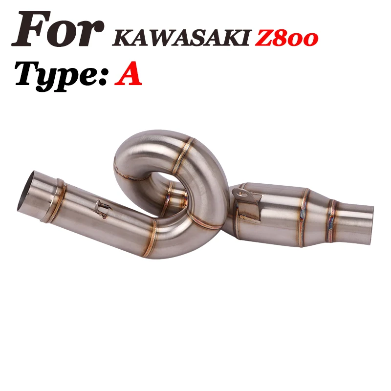 Глушитель выхлопной трубы для мотоцикла 51 мм из нержавеющей стали средняя