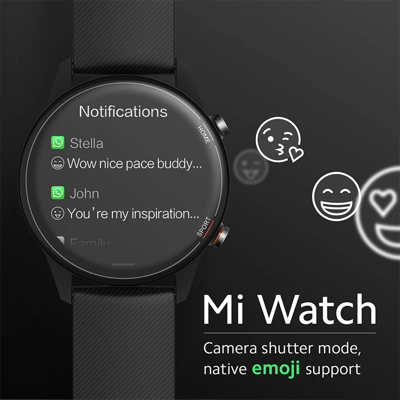 Xiaomi Mi Watch Blood Oxygen GPS SmartWatch Bluetooth Fitness Heart Rate Monitor 5ATM Водонепроницаемые Smart Глобальная