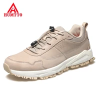 humtto light running shoes for men sneakers 2021 outdoor leather luxury designer cushion trainers black sport casual mens shoes