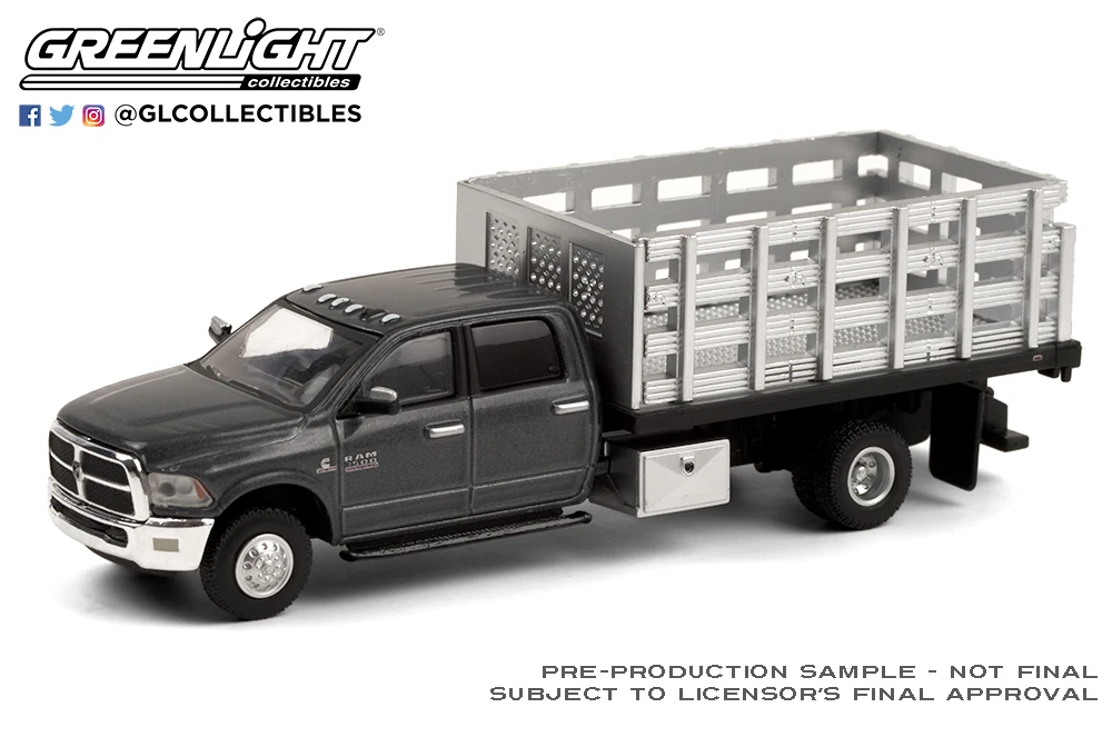 GreenLight 1:64 2018 RAM 3500 46060-E металлические Литые игрушечные автомобили модели