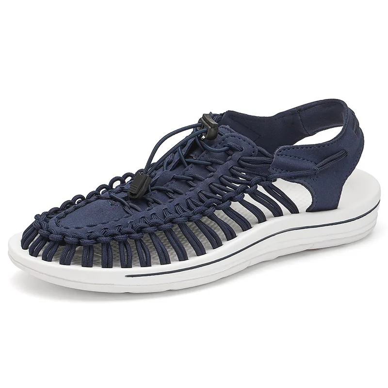 ZYYZYM Men Sandals Woven Unisex 2021 Summer Casual Hollow Breathable Shoes Outdoors Fashion Beach Rome Lovers | Обувь